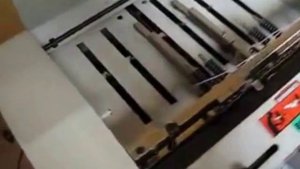 Буклетмейкер Bulros T-10: регулировка и процесс работы.