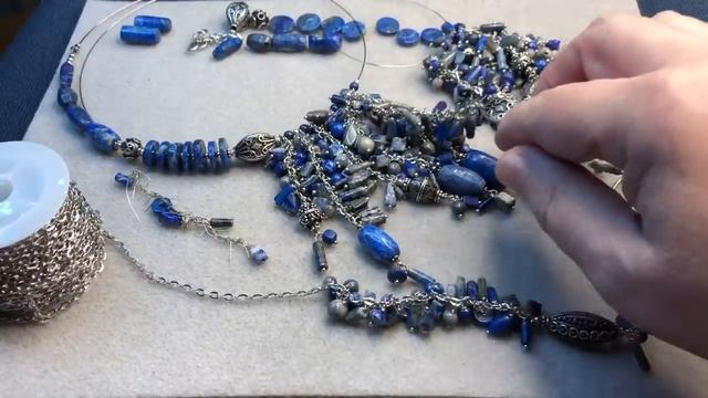 Тибетские бусы. Переделка украшений для Анжелики. Часть 2. смотреть онлайн