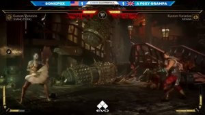 EVO TOP 8 Mortal Kombat 11 SONIC FOX VS A FOXY GRAMPA