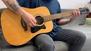 Акустическая гитара Ibanez V7212E с тюнором на 12 струн