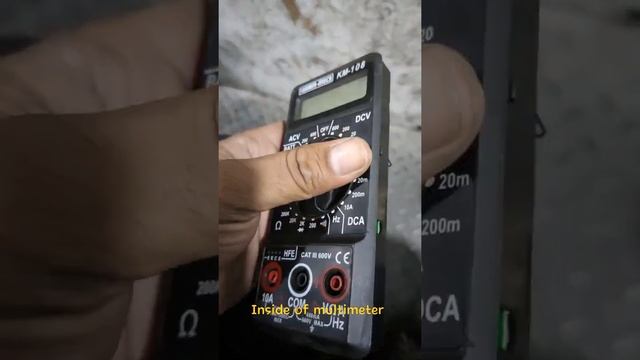 Inside of Multimeter