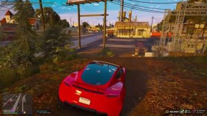 ДВЕ ТЕСЛЫ НА АВТОПИЛОТЕ ВОКРУГ ОСТРОВА! КТО БЫСТРЕЕ! GTA 5 RP STRAWBERRY!