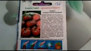 Томат группы биф.  Супер лечебный сорт томата - Сахар коричневый.