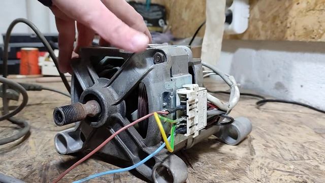 Подключение двигателя на прямую стиральной машины Индезит.