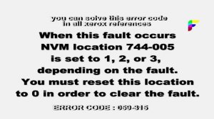 xerox error code 059-315