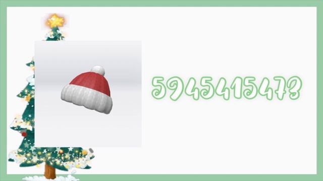 Aesthetic Christmas Hats, hair accessory CODES for ROBLOX bloxburg and more (iiRees) смотреть онлайн