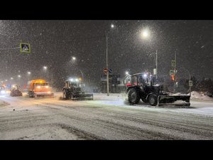 Ночной Нефтекамск.