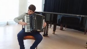 6 ноября 2021 г.А.Грете "Очи черные".  Исполняет Сугян Эрик