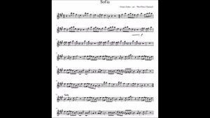 Sofia Alvaro Soler NOTES / SHEET MUSIC/ SPARTITO