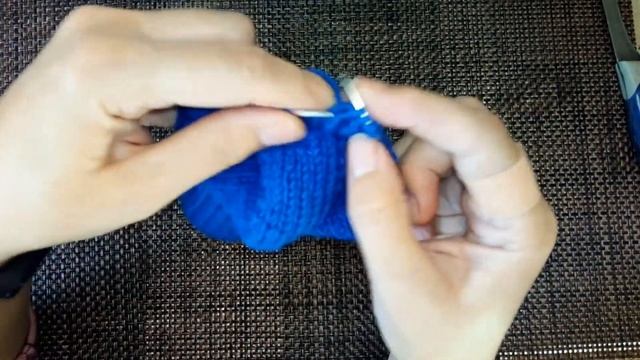 вязание носков на круговых спицах #носки #вязаныеноски
