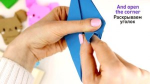 Оригами Мышка из бумаги | DIY Книжная Закладка | Origami Paper Mouse Bookmark