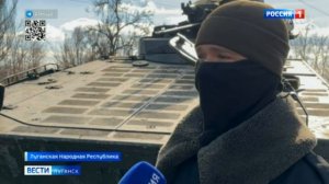 Наши бойцы затрофеили немецкий БМП