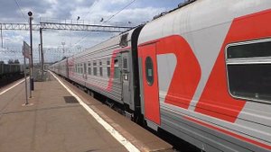 Электровоз ЭП2К-118 (ТЧЭ-6) со скорым поездом №082И Москва - Улан-Удэ.