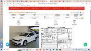 Volkswagen Golf с правым рулём с аукционов Японии.