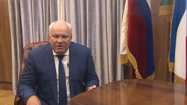 Поздравление Главы Хакасии Виктора Зимина с 60-летием поселка Вершина Тея (Аскизский район)