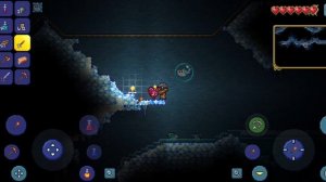 Прохождение Террарии на Телефоне Часть 2, находка Трюфельной пещеры, кристаллы жизни))