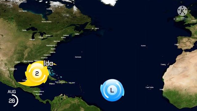 2021 Atlantic Hurricane Season Animation | WCT смотреть онлайн