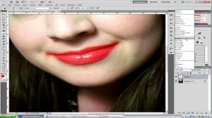 Photoshop CS5 lipstick tutorial