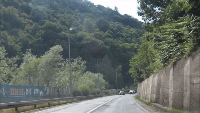 Проезд по городу Ужице. Сербия. смотреть онлайн