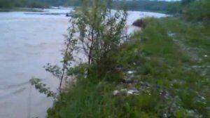 река Ходзь после ливней