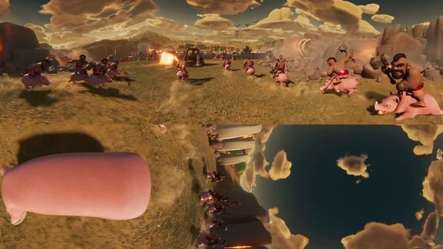 Clash of Clans: Hog Rider 360° смотреть онлайн