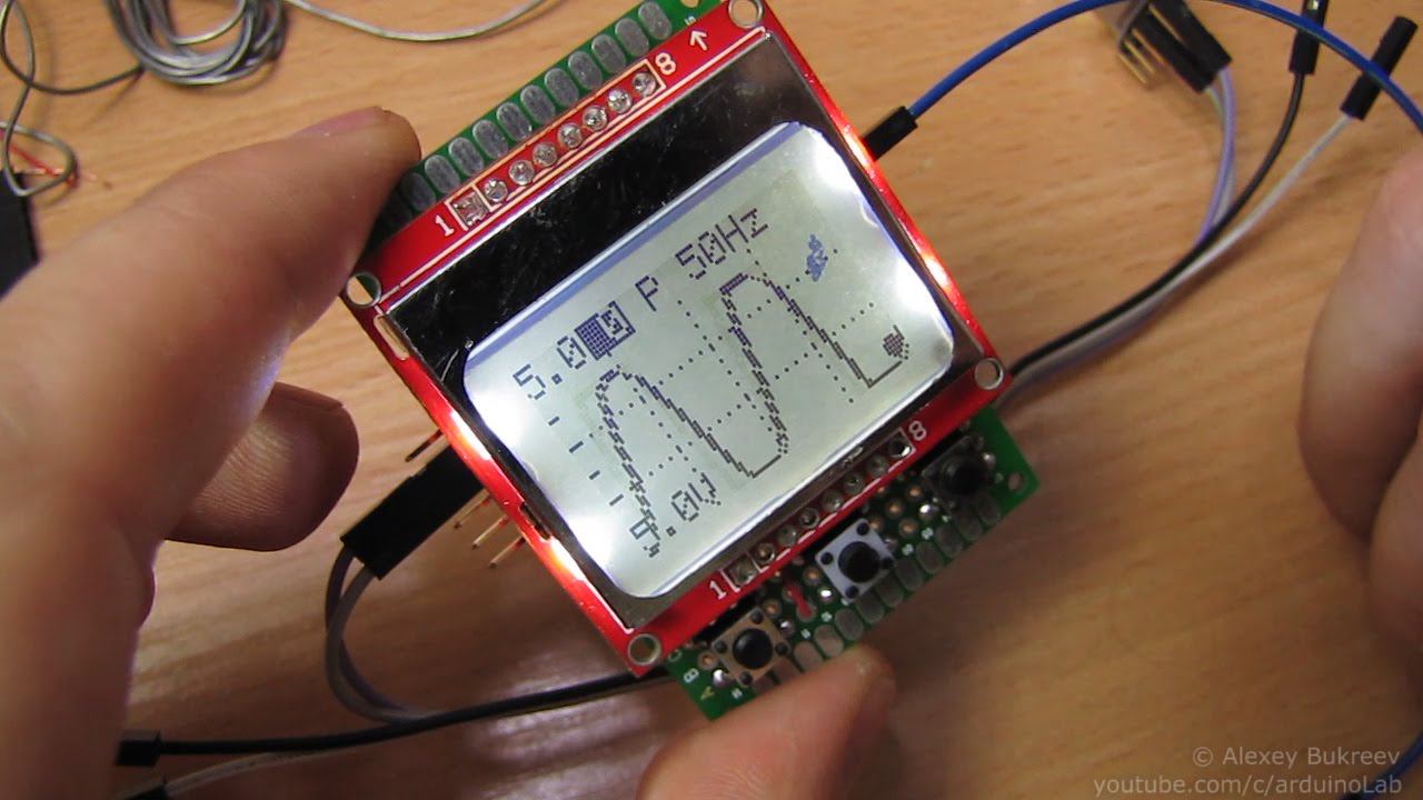 Осциллограф на ардуино (PULTOSCOP ARDUINO) смотреть онлайн