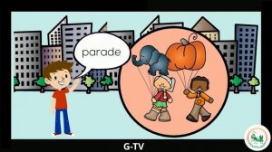 Thanksgiving Vocabulary in English for Kids | Teach about Thanksgiving! Thanksgiving Scenes for Kid