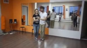 LINDY HOP Beginners. Aksenov Sergey & Sidorova Olga 2015.06.02 (Штуки в открытой позиции)