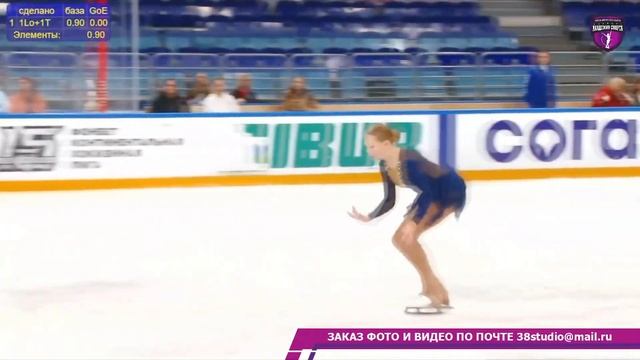 Дарья Козловская. Пре-бронза 1 место. Фестиваль  "Ледяная звезда". Фигурное катание дети