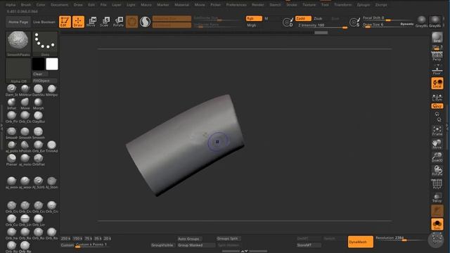 18 Creating a Tree Stump in Zbrush смотреть онлайн