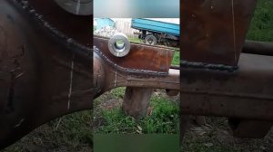 Сварка моста "ГАЗ 66" для установки на трактор "МТЗ 80Л с Куном"