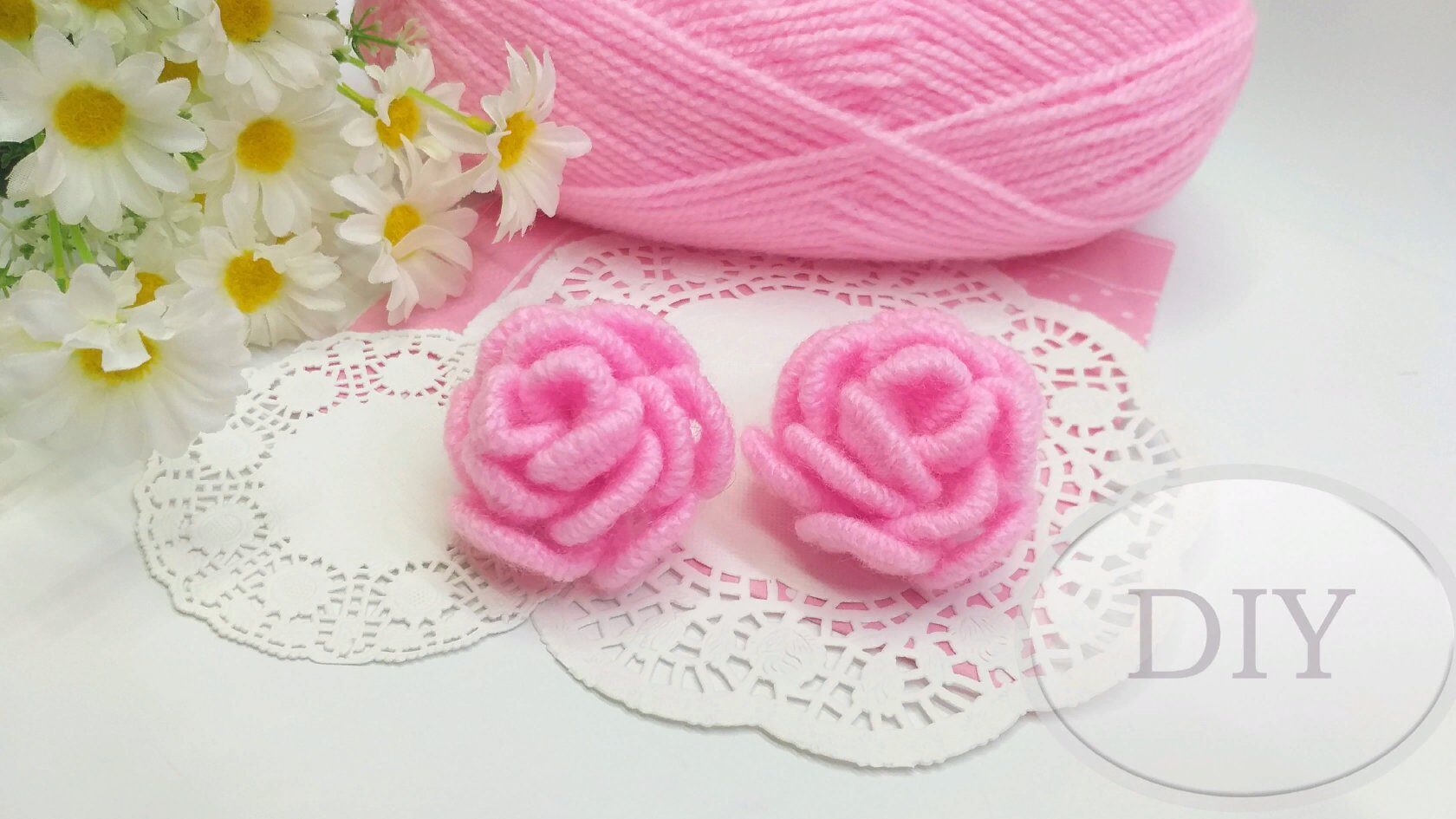 Розы БЕЗ спиц и крючка ? making Beautiful roses with your own hands is a very easy way