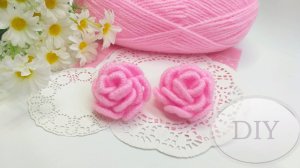 Розы БЕЗ спиц и крючка ? making Beautiful roses with your own hands is a very easy way