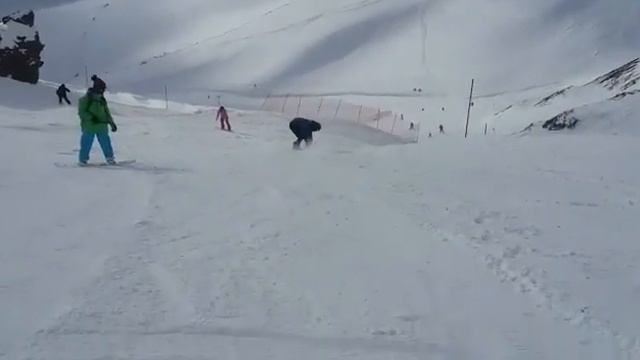 Первый раз на сноуборде: это как? Сумасшедший на сноуборде