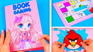 8 Игр из бумаги в Книге  Настольные игры своими руками  Как сделать игровую книгу Diy paper game