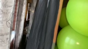 Фотозона круглая на крещение или День рождение! Как крепить баннер и сделать гирлянду из шариков!?
