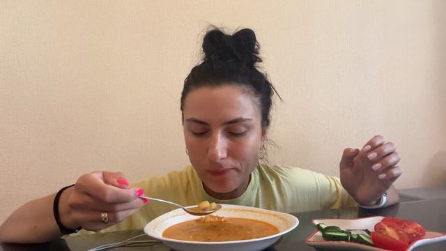 МУКБАНГ СОЛЯНКА С ОВОЩАМИ ?