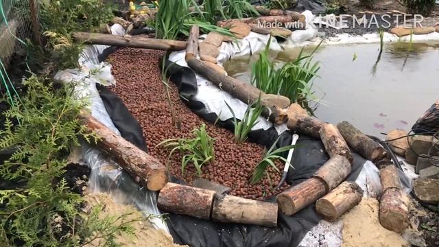 Биоплато для пруда своими руками. Прудик