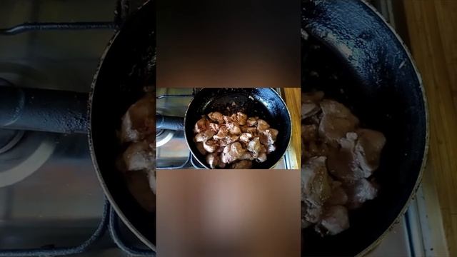 Как пожарить печень в сметане за 10мин смотреть онлайн