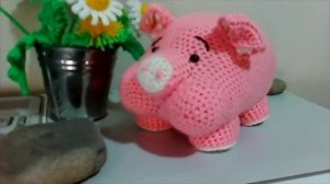 Вязать хрюшку, поросенка, свинью, кабана, игрушку. Вязаная игрушка.