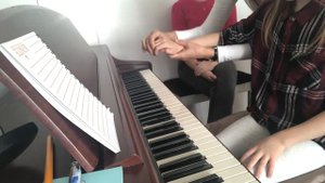 Самый первый урок фортепиано