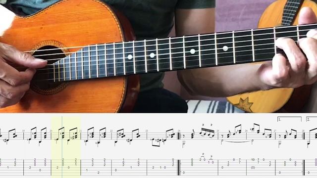 Семиструнная гитара - Московская полька(И.А. Соколов)