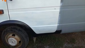 Моя газель после покраски своими руками