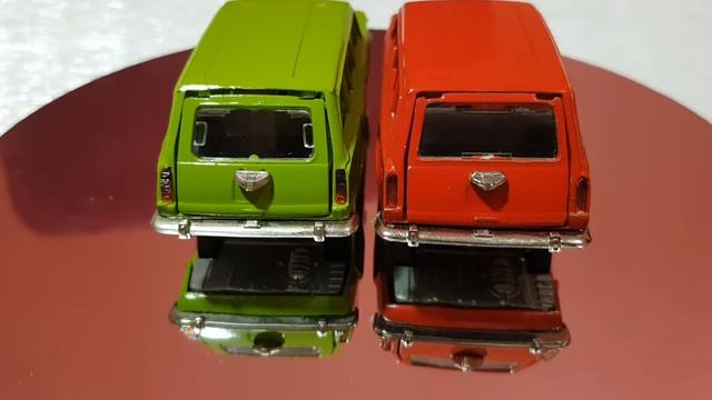 Сравнение масштабных моделей ВАЗ 2102 А11, 1977 г. и 1986 г. 1/43 СССР смотреть онлайн