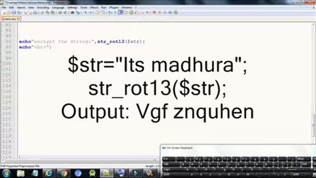PHP Tutorial 3: String functions