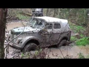 В ГРЯЗЬ. УАЗ на simex 35, ГАЗ 69 на сафари 500/33, УМЗ-421.