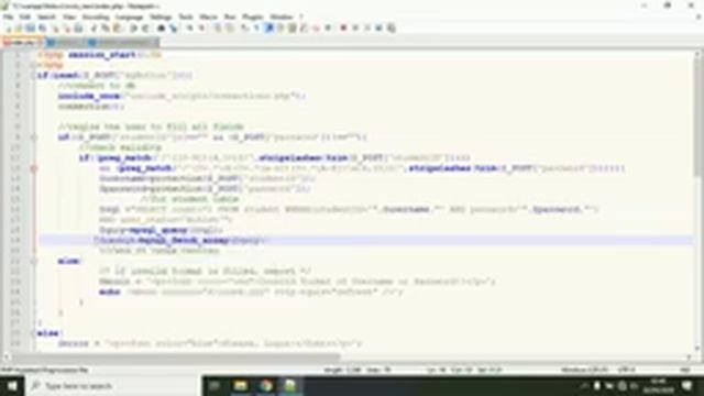 HOW TO VALIDATE USER LOGIN FORM | STUDENTS’ INFORMATION SYSTEM | LESSON 5