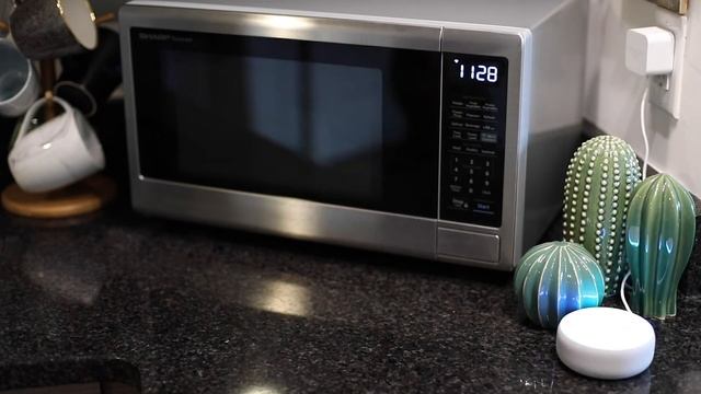 Sharp Smart SMC1139FS Countertop Microwave Oven Features смотреть онлайн