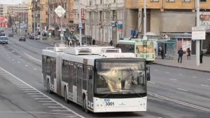 Троллейбус МАЗ-215Т борт.№3001