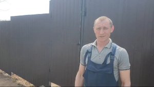 Забор из профнастила с перепадом высот отзыв клиента